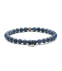 bracciale da uomo in corallo blu