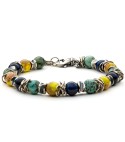 bracciale argento e pietre dure