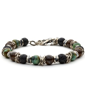 ANTILLE - Men's silver bracelet