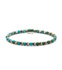 BOLT - Bracelet for man, natural stone 100% Made in Italy