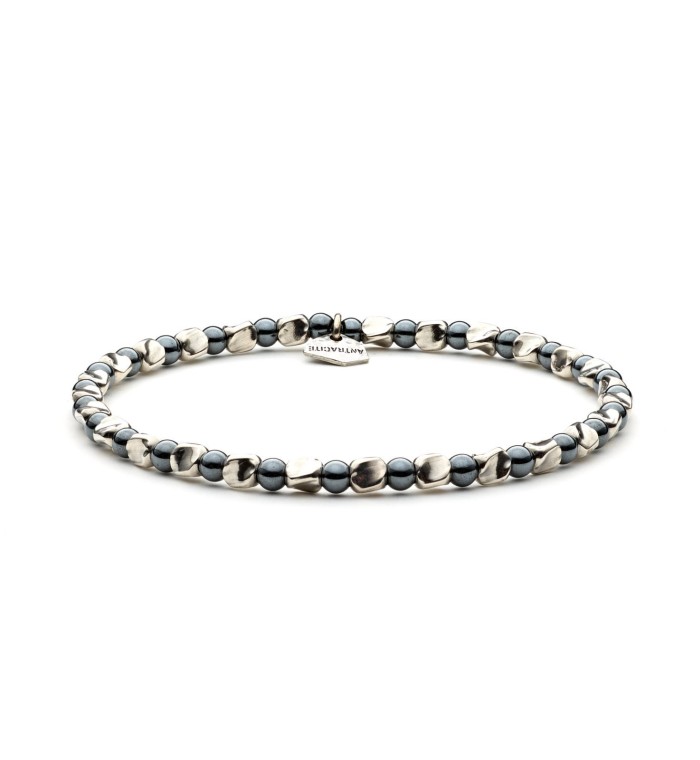 MIG - Bracelet for man, natural stone 100% Made in Italy