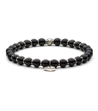 TORMALINA NERA - Bracelet for man, natural stone 100% Made in Italy
