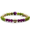 CIRCUS - Men's and women's bracelet in silver sterling and natural colored stones