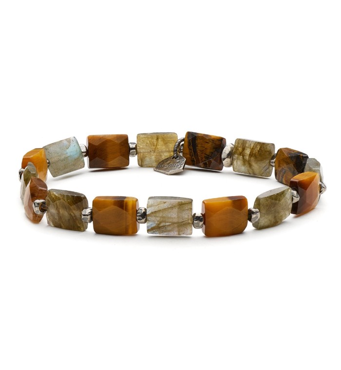 MENDOZA - Bracelet for man, natural stone 100% Made in Italy