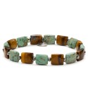 SANTA FE - Bracelet for man, natural stone 100% Made in Italy