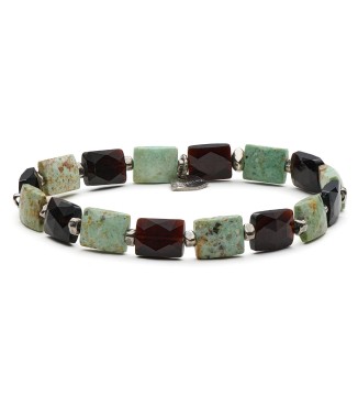 VARELA - Bracelet for man, natural stone 100% Made in Italy