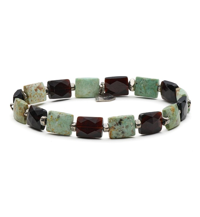 VARELA - Bracelet for man, natural stone 100% Made in Italy