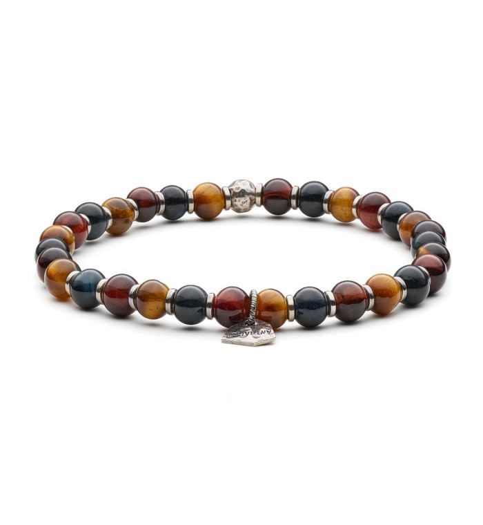 LIBERTY - Silver sterling bracelet and natural stones