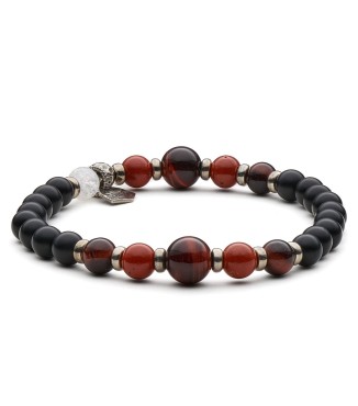 1° Chakra MULADHARA - Bracelet's men handmade in Italy