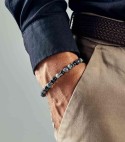 bracciale pietre grigie