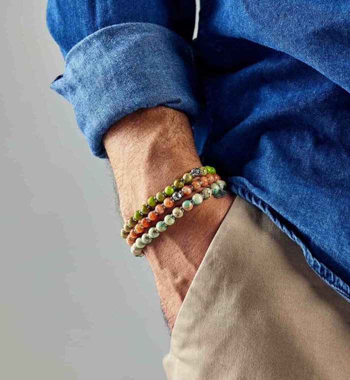 PRADO - Bracciale argento e pietre dure naturali