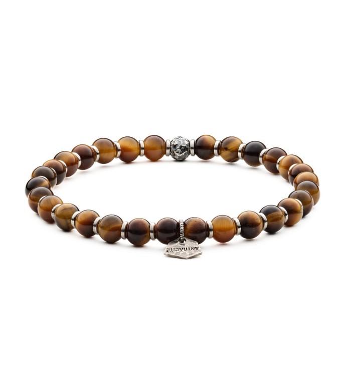 ACROPOLI - Silver sterling bracelet and natural stones